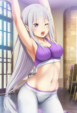 [Prompt Forbidden] Re:Zero - Starting Life in Another World:Emilia (Ultimate) (Patreon) [AI Generated]