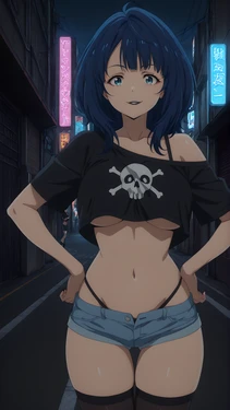 4K Anna Yanami (Goth) [AI Generated]