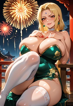 [Ral] Tsunade Qipao (02-15-26) [AI Generated]