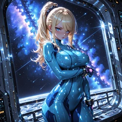 Samus Aran - Metroid ZBaiArt finished [AI Generated]