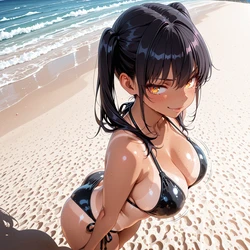 Tamaki Kotatsu Tanlines ZBaiArt finished [AI Generated]