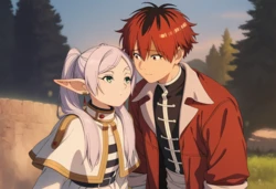 [Zino99] Frieren x Stark (Patreon) [AI Generated]