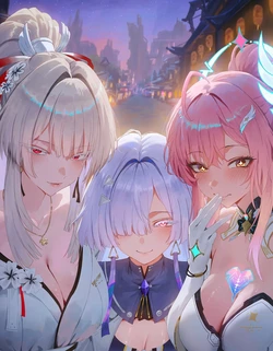 [Oishi Okaze] WUWA - Hiyuki&Mornye&Aemeath [AI Generated]