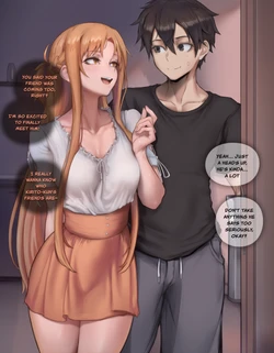 [Aibby] Asuna gets corrupted while Kirito just plays VR… [AI Generated]