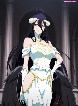 [Vizagege] Albedo | Overlord (Extra Pics) [AI Generated]