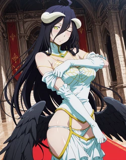 [Kinzuia_chan] (Secret Place) {Request} Albedo from Overlord (100 pics) [AI Generated]