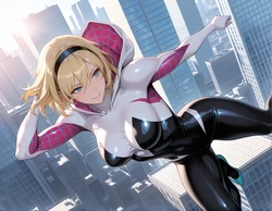 [Kevin Zheng] Classic Spider-Gwen + Spider-Gwen X Venom [AI Generated]