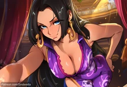 [SinderellaAI] Pirate Empress Boa drops that royal act and becomes a filthy ASS-EATING WHORE who slobbers then gets her perfect FACE RUINED with thick CUM. (49 images) (Patreon) [AI Generated]