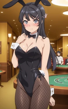 4K Rascal Does Not Dream of Bunny Girl Senpai - Mai Sakurajima (Bunny Girl Version) [AI Generated]