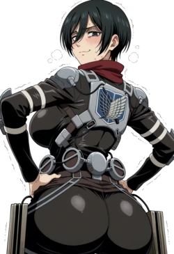 [SAWAHEBI] Mikasa Ackerman smd [AI Generated]