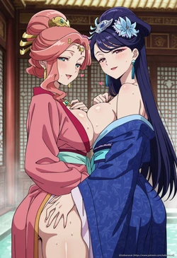 [tachibana ai] [The Apothecary Diaries] Gyokuyou and Lihua in Bathroom 337 illustrations | [薬屋のひとりごと] 玉葉妃と梨花妃 in お風呂 337枚 (Patreon) [AI Generated]