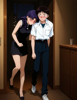 [T_VelvetCircuit] misato katsuragi X shinji ikari_patreon_advance(4) [AI Generated]