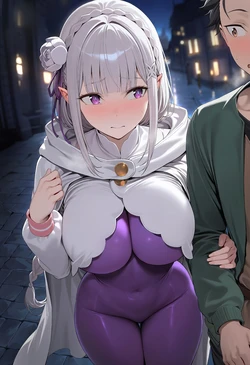 [Patreon] (ItGirlWaifu) Emilia x BBC FATMAN (AI Generated)