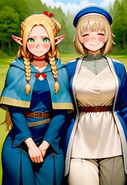 [Shirobako88] Falin x Marcille (Not Yuri!!!) (Patreon) [AI Generated]