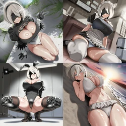 [Miku's AI] 2B (Suits) - NieR: Automata (Patreon) [AI Generated]
