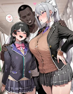 [underdog] 黒人留学生のセフレに堕とされたかえみと [AI Generated]