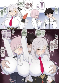 [4uu] Mashu to Shochou no Gouhoubi Ecchi❤︎  / Mash and Director's Naughty Reward