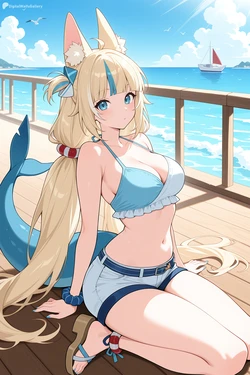 [Digital Waifu Gallery] Sameko Saba - Indie VTuber [Tier 2] [AI Generated]