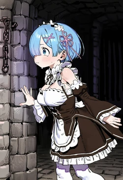[yourojisan] (Request) [NSFW] レム Rem With Homeless (Patreon) [AI Generated]