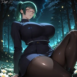 [TwilightAI] [REQUEST] Maki Zenin | JJK {NSFW Full Sets} - [286p]  [AI Generated]
