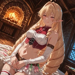 [NaughtyCutiess] - #255 - Rest at Tavern with Elinalise (181 images)🕯️ (Patreon) [AI Generated]