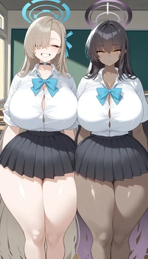 Rahmat Asuna and Karin Futanari ai generated