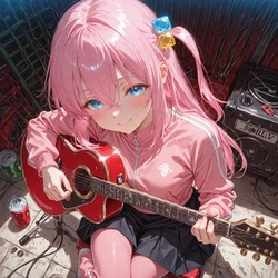 [NaughtyCutiess] - #237 - Band practice with Hitori Gotou (152 images) 🎸 (Patreon) [AI Generated]