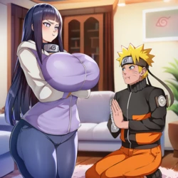 [Ms Hina Fan] NaruHina Vacation [AI Generated]