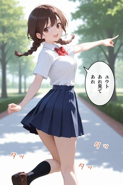 [AI Generated] どちらまで？
