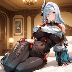 [Hentai BBC]Genshin Impact Shenhe X BBC(Patreon)[AI Generated]