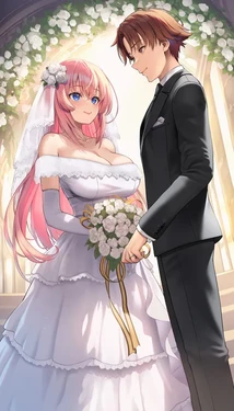 [voidbunnyart] Honami's Secret Wedding Night [36P] (Patreon) [AI Generated]