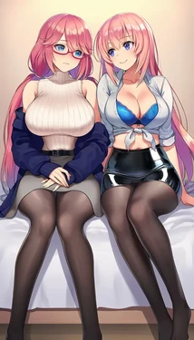 [voidbunnyart] Sakura and Honami with Kissing and Teasing [40P] (Patreon) [AI Generated]