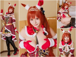 [COSH-302][こすっち] 💕爆乳クリスマスダスカ♪💕✨週替り動画見放題ぷらん限定💕✨爆乳レベルメリークリスMAXダスカ！！✨元グラドルめちゃカワ美少女💖なりきり公開🥳