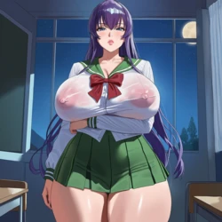 [Darkmagic] Saeko x BBC + Bonus (AI Generated)