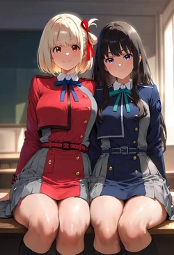 [Flowersbeautiful] 8b35.錦木千束&井ノ上たきな BBC リコリコ[167p] [AI Generated]