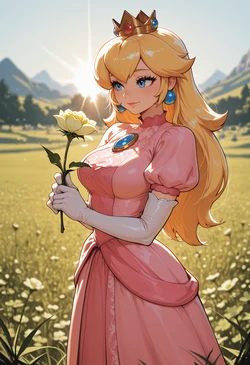 (Carmin Roux) PRINCESS PEACH - MARIO BROSS P1 [AI Generated]
