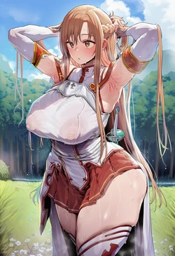 [Red] Asuna X Goblin (SAO) (Patreon) [AI Generated]