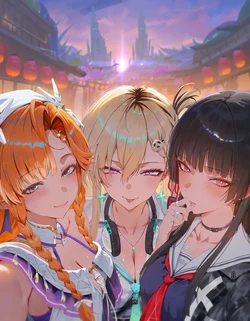 [Oishi Okaze] WUWA - Sigrika&Lynae&Chisa [AI Generated]
