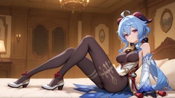 [Hentai BBC]Genshin impact Ganyu X BBC(Patreon)[AI Generated]