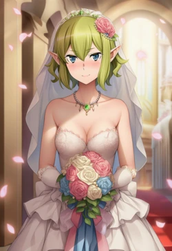 [Prompt Forbidden] Is It Wrong to Try to Pick Up Girls in a Dungeon?:Ryuu Lion (Wedding Ver.) (Ultimate) (Patreon) [AI Generated]