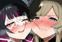 [Emi AItelier] Columbina x Sandrone - Genshin Impact (Patreon) (AI Generated)
