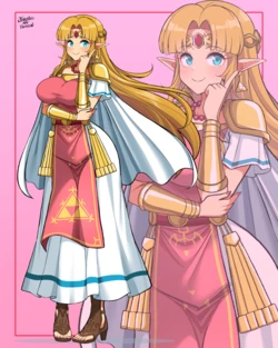 [Jarckius Art] Princess Zelda (The Legend of Zelda: A Link Between Worlds)