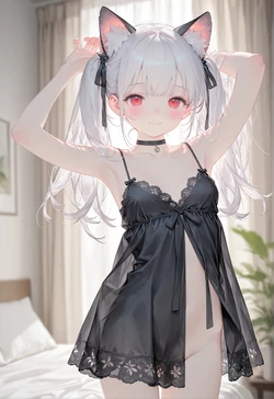 [misoya]-猫娘发情,请确保周围有三十七度的逗猫棒处在满装填状态-[群友OC-反正也是群友想看看就发E了] [AI Generated]