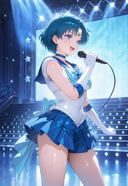 [ぱられるの世界] Sailor Mercury - Live Play (Patreon) (AI Generated)