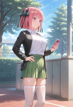 [ぱられるの世界] Nino Nakano - Train Play (Patreon) (AI Generated)