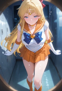 [ぱられるの世界] Sailor Venus - Changing Room (Patreon) (AI Generated)