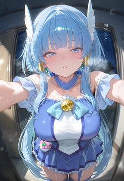 [ぱられるの世界] Cure Beauty - Changing Room (Patreon) (AI Generated)
