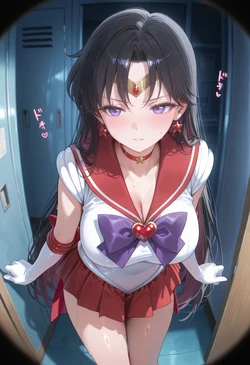 [ぱられるの世界] Sailor Mars - Changing Room (Patreon) (AI Generated)
