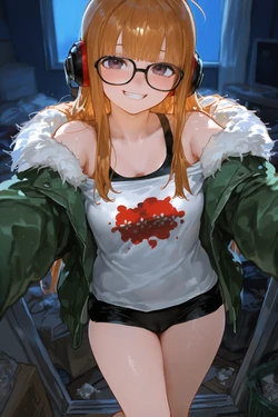 [clowenqq (krowenx)] Futaba Sakura - Persona (Patreon) [AI Generated]