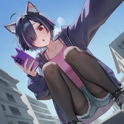 [PineApplePizza] Little Brother Cat [AI Generated]